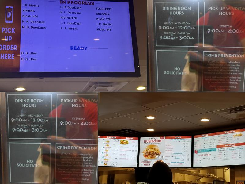 Wendy's Menu