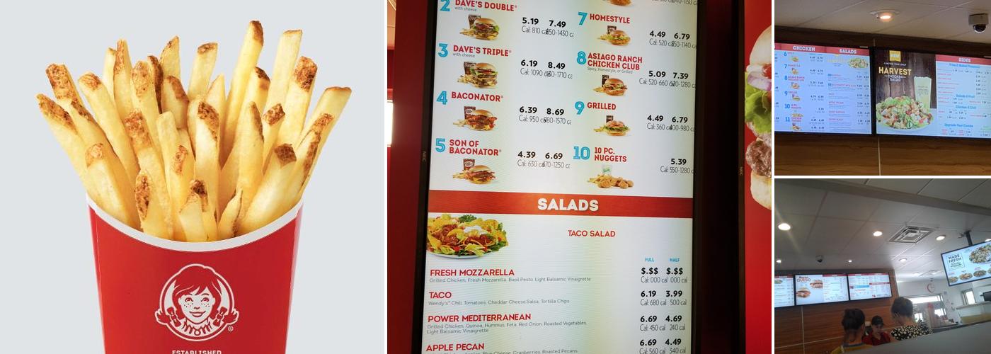 Wendy's Menu