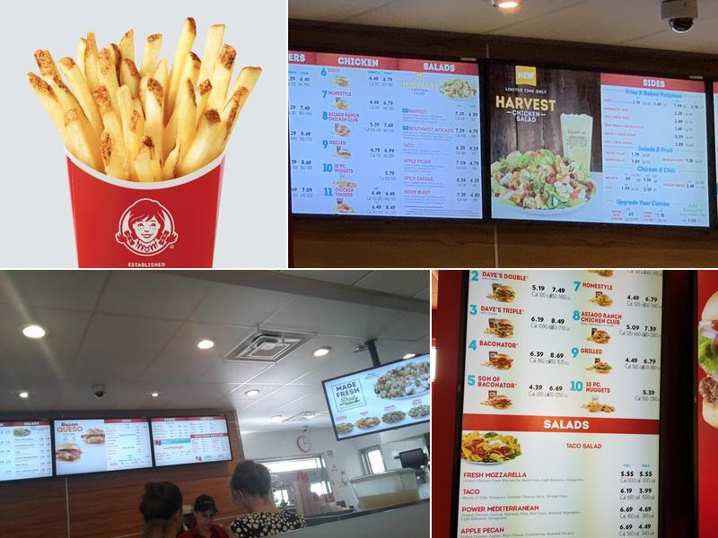 Wendy's Menu