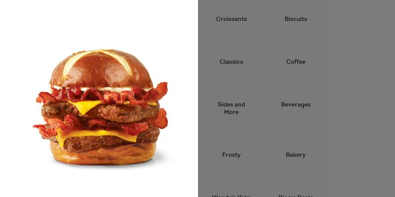 Wendy's Menu