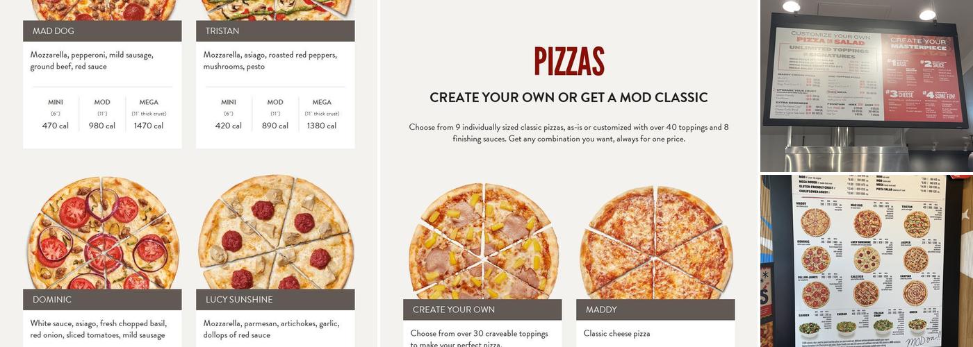 MOD Pizza Menu
