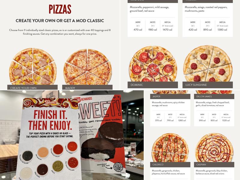 MOD Pizza Menu