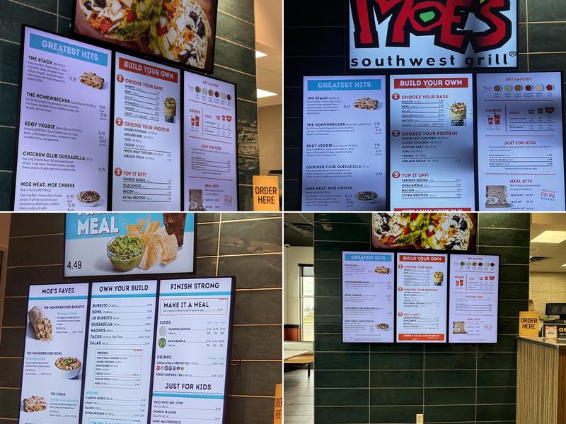 Moe's Southwest Grill Menu