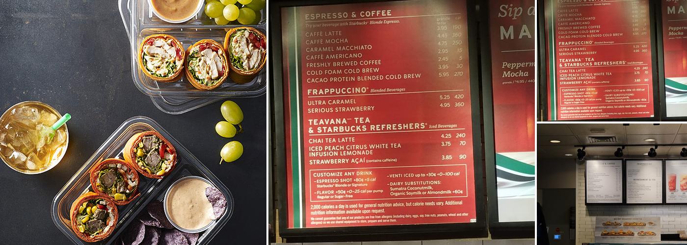 Starbucks Menu