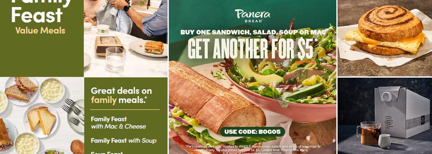 Panera Bread Menu