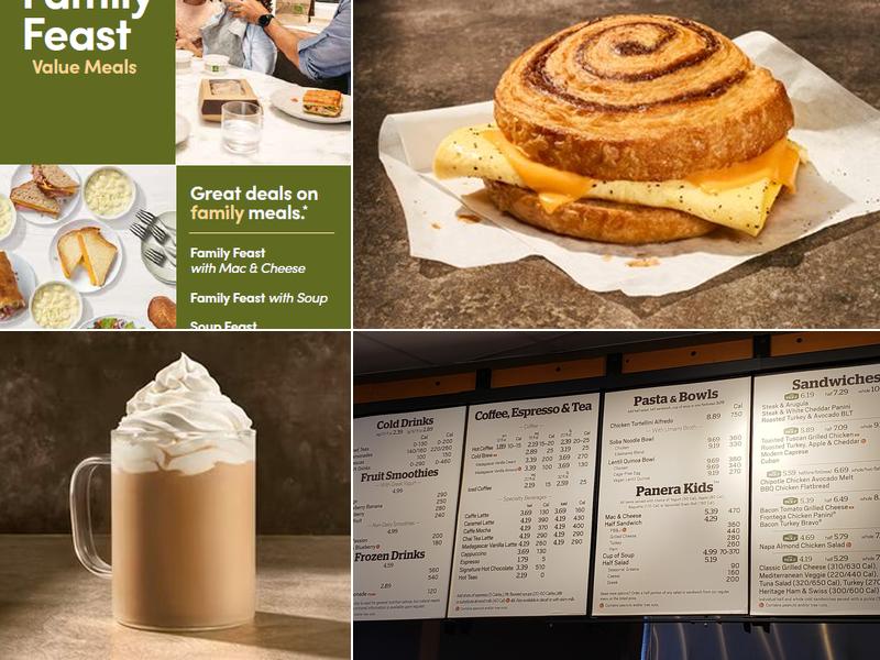 Panera Bread Menu