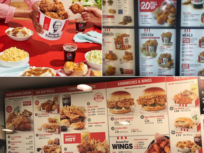 KFC Menu