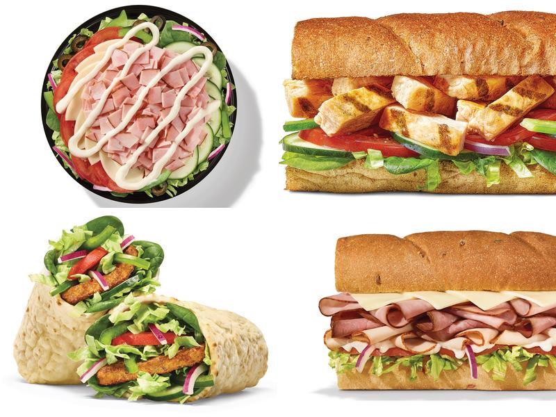 Subway Menu