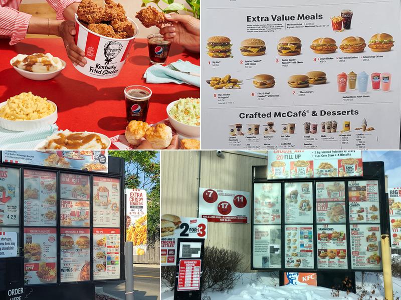 KFC Menu