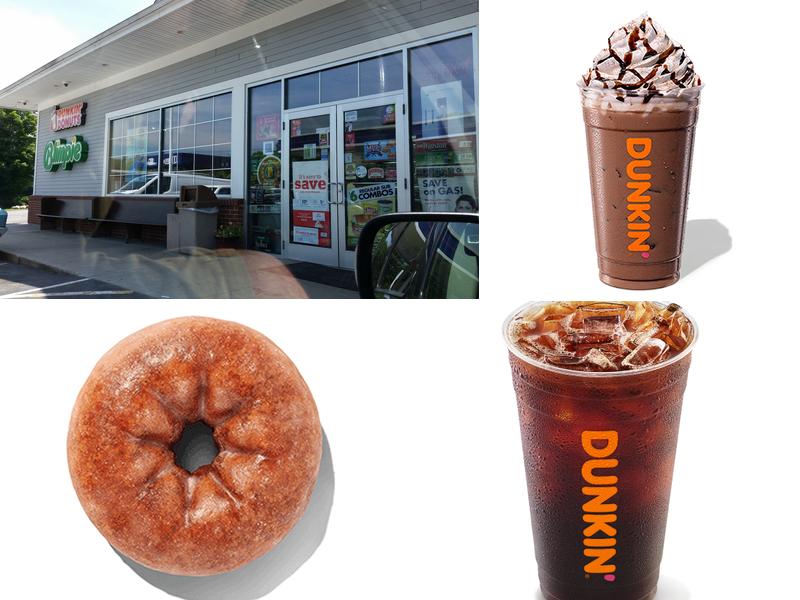 Dunkin' Zlotnick's Gas Station, 187 Willimantic Rd, Chaplin