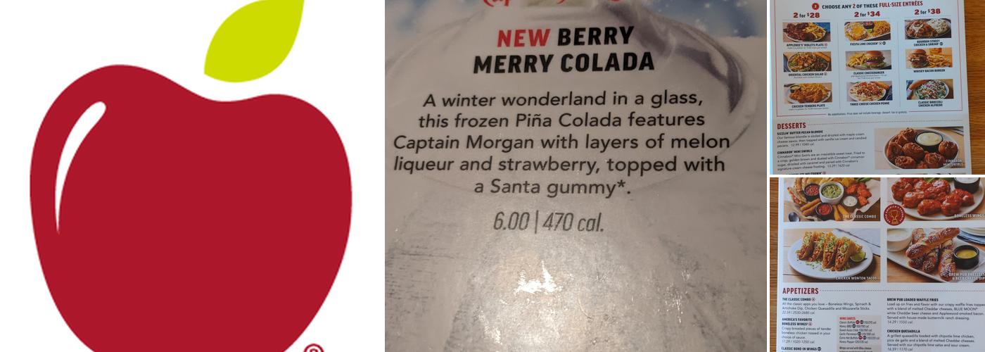 Applebee's Grill + Bar Menu