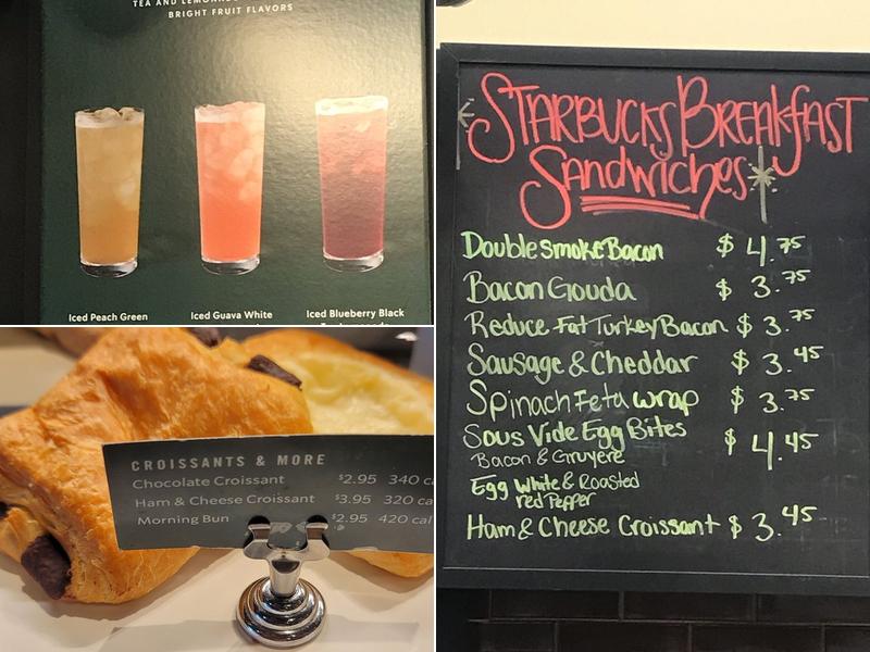 Starbucks Menu