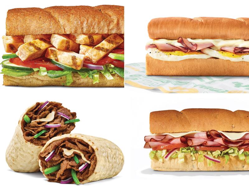 Subway Menu