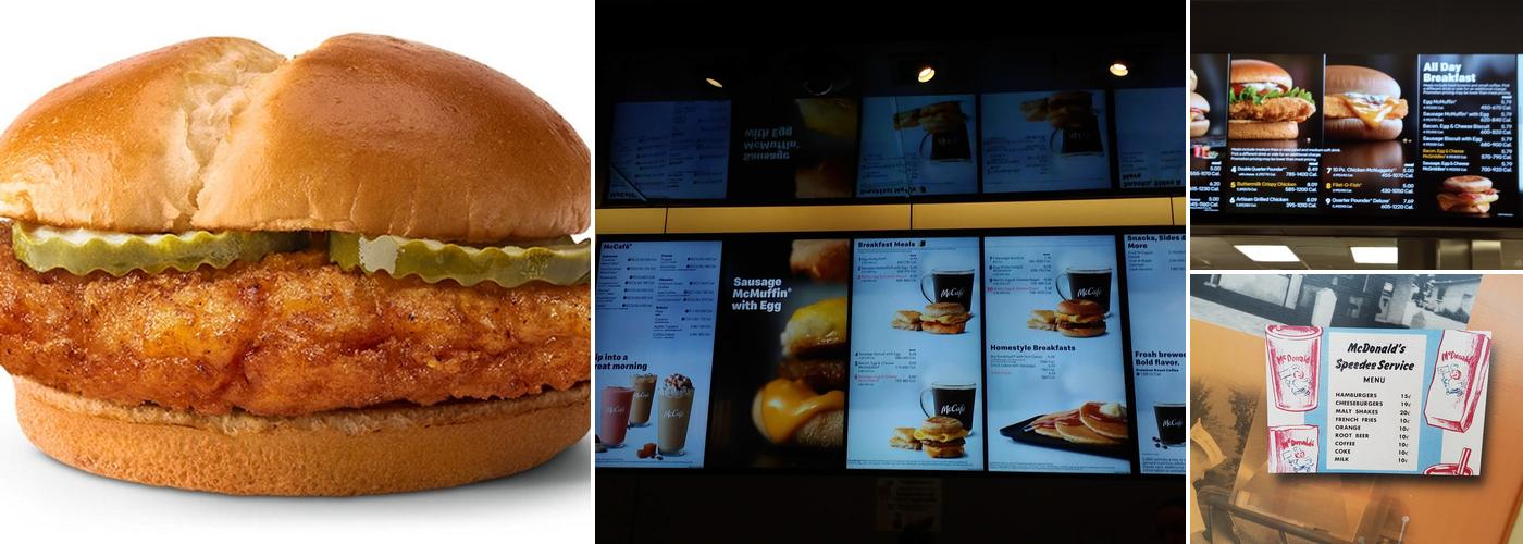 McDonald's Menu