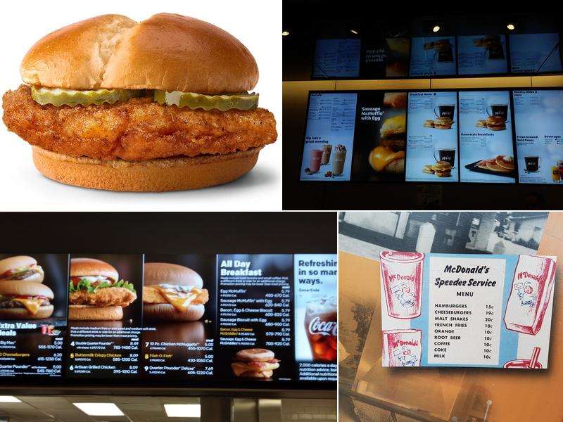 McDonald's Menu