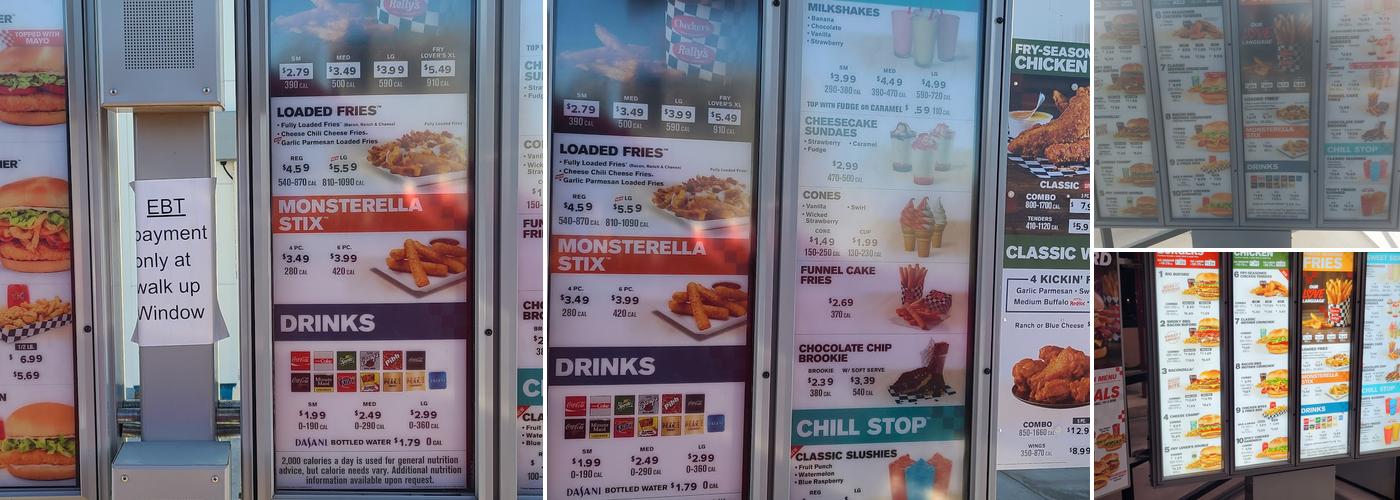 Rally's Menu