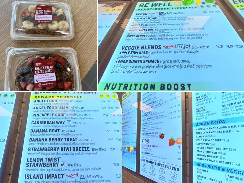 Smoothie King Menu