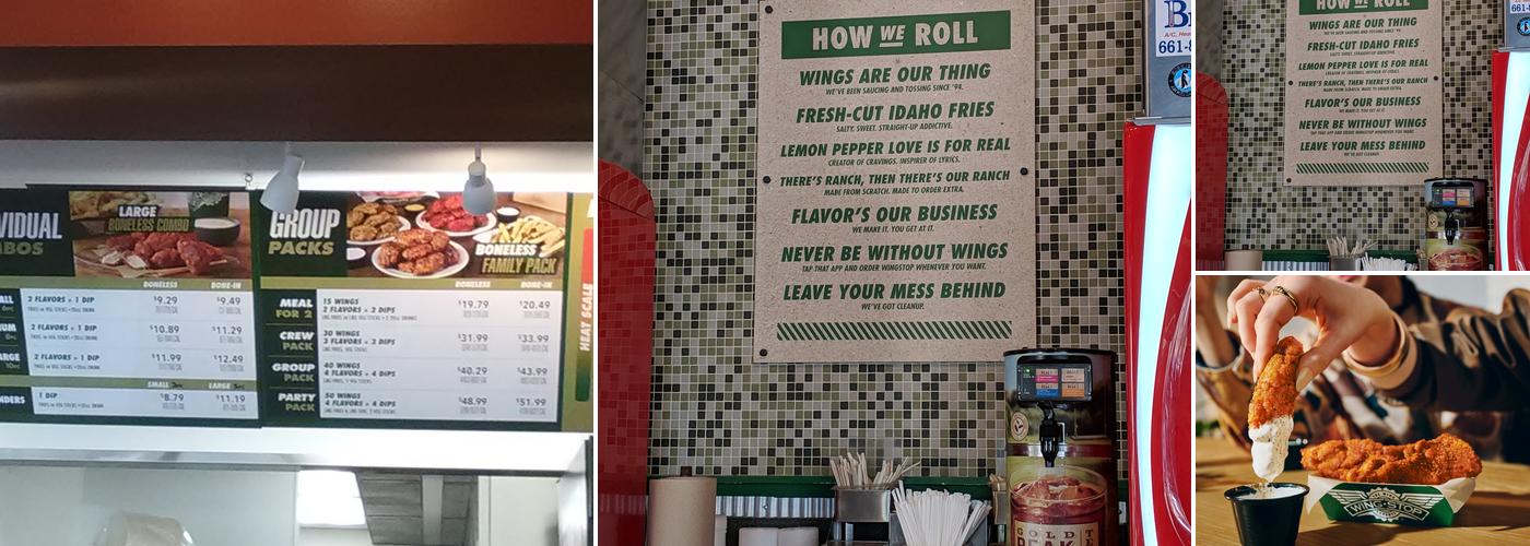 Wingstop Menu