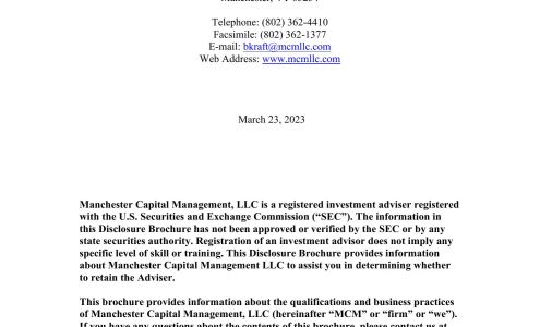 Manchester Capital Management LLC