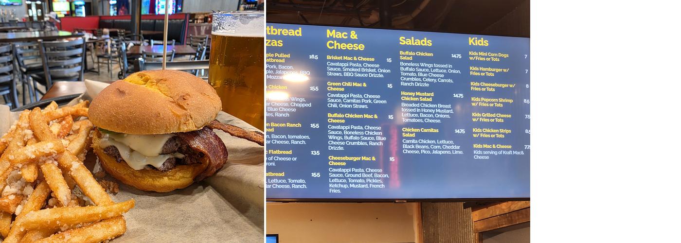 Keystone Pub Grub Menu
