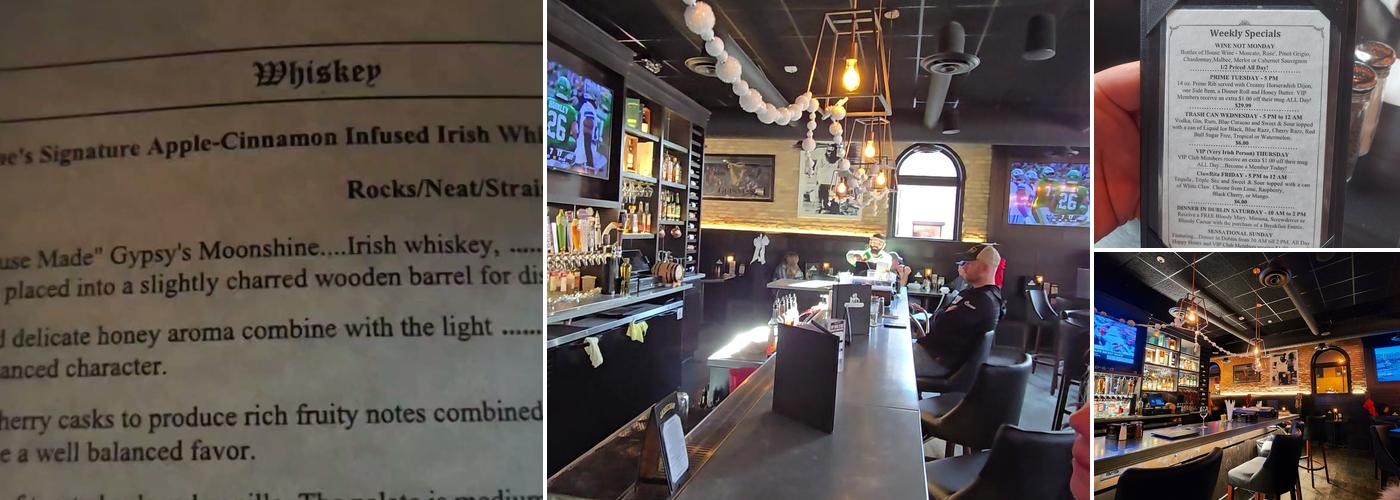 Blarney Stone Pub Menu