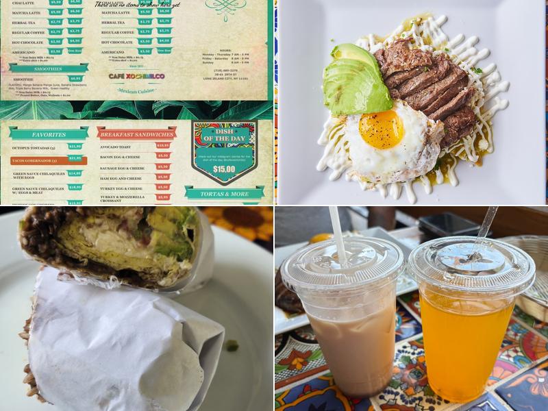 Cafe Xochimilco Menu