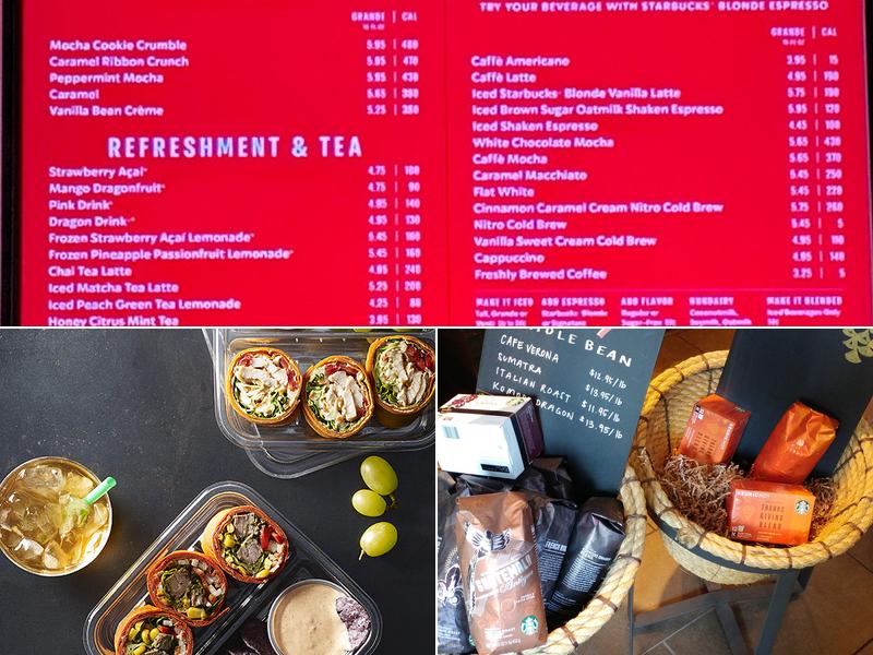 Starbucks Menu