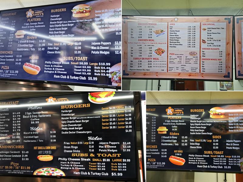 Kennys market 3.& DELI Menu