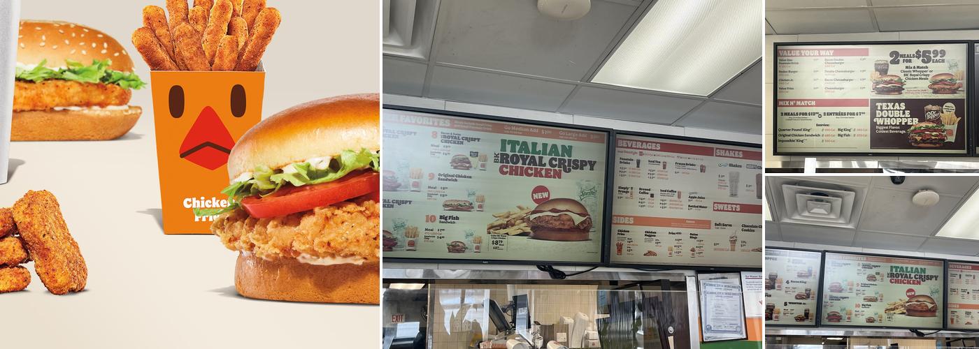 Burger King Menu