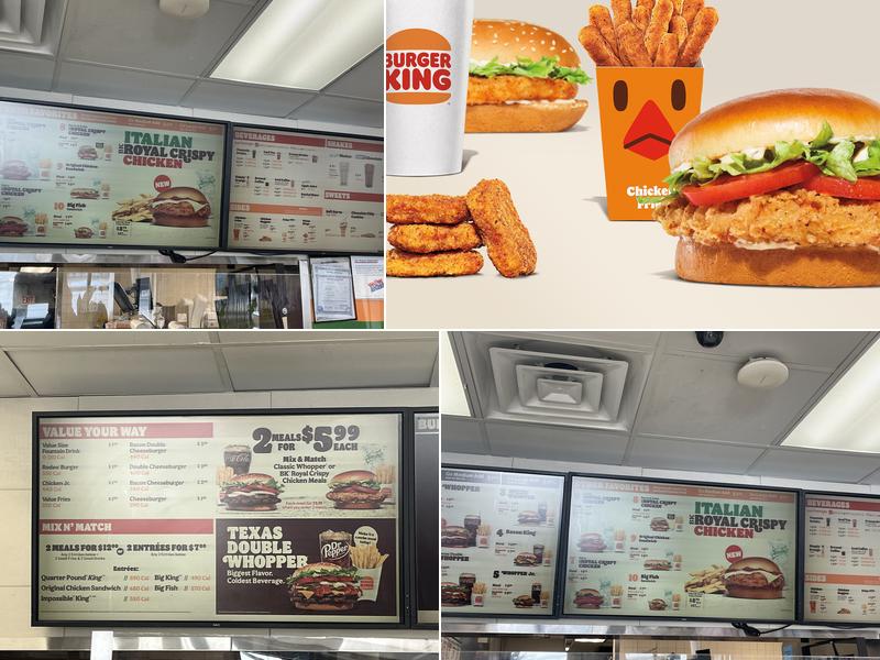 Burger King Menu