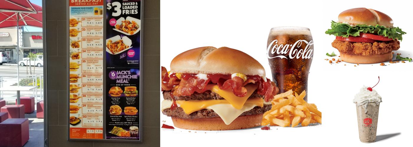 Jack in the Box Menu