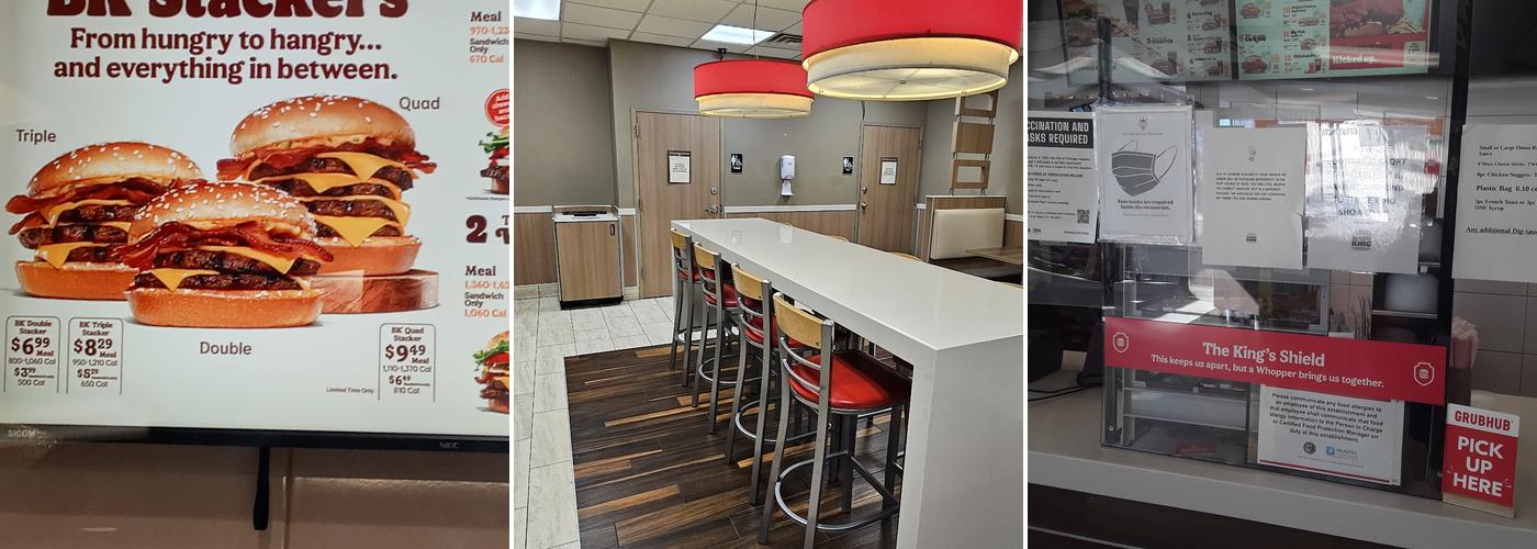Burger King Menu