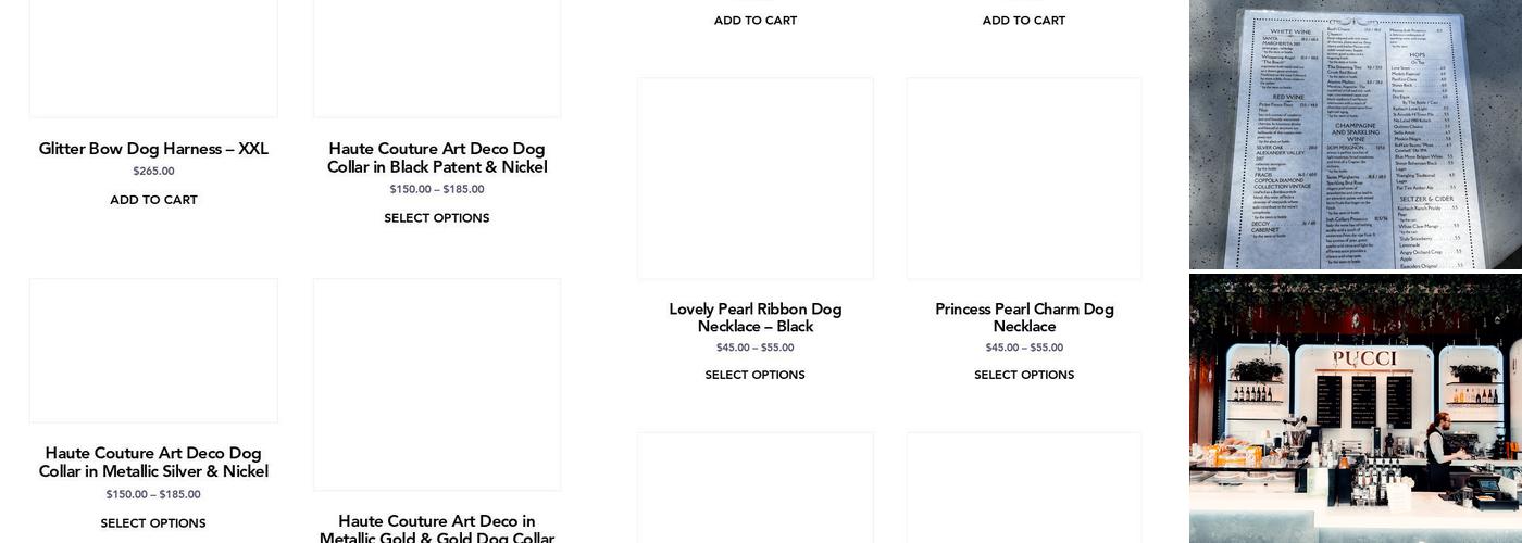 PUCCI Café Menu