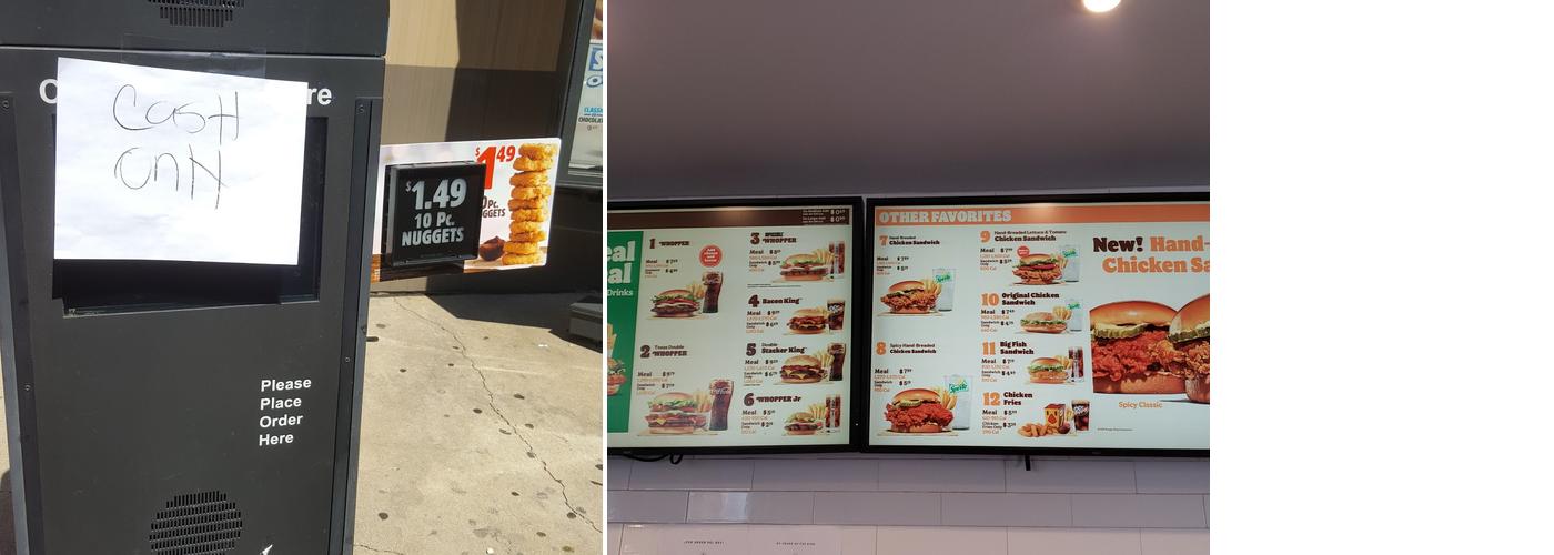 Burger King Menu