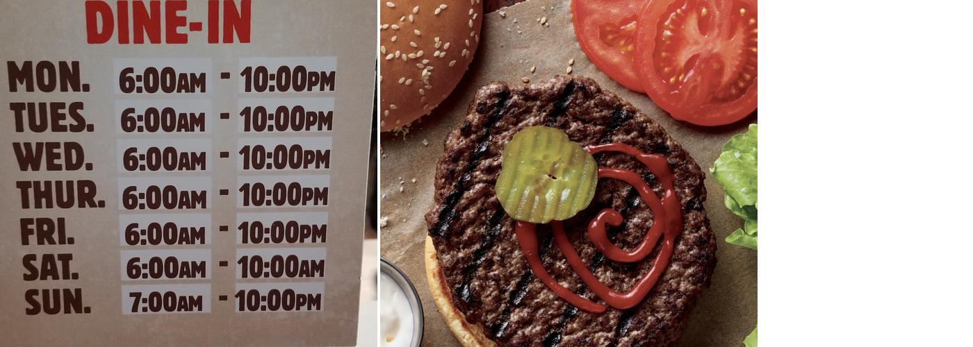 Burger King Menu