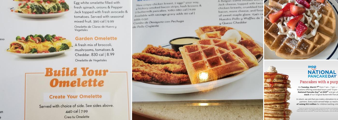 IHOP Menu
