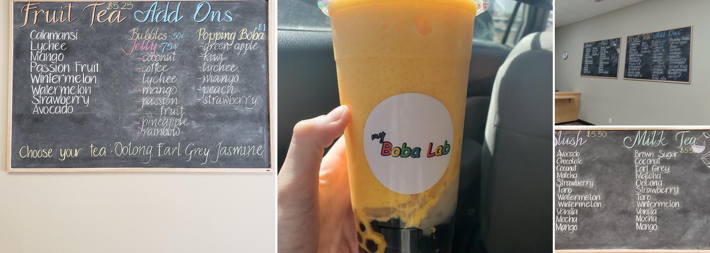 My Boba Lab Menu