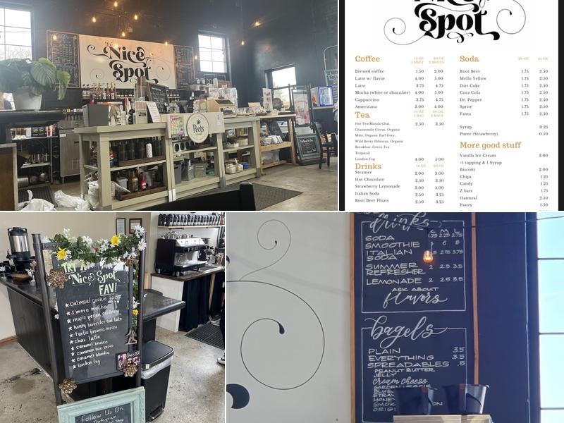 The Nice Spot Mercantile and Coffee Bar Menu