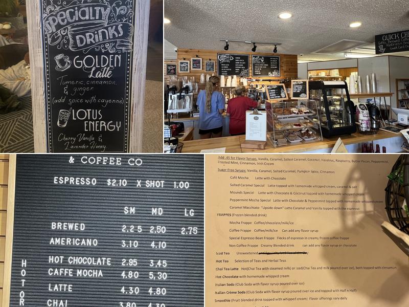 Table Rock Trading and Coffee Co. Menu