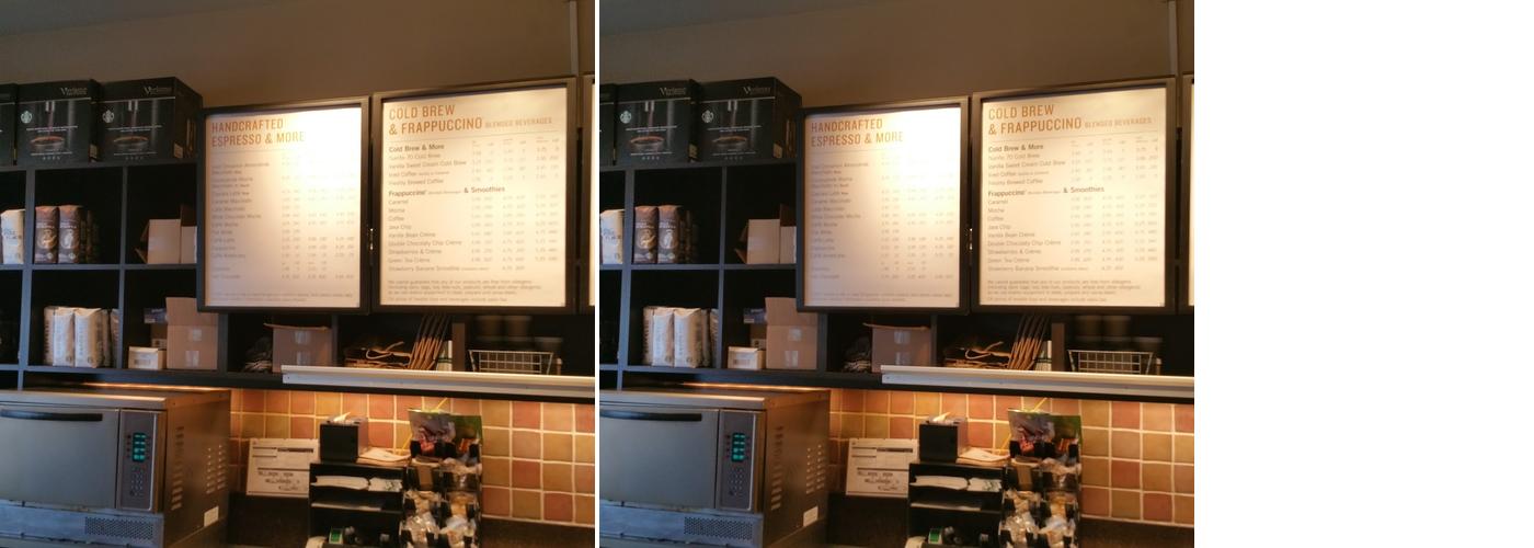 Starbucks Menu