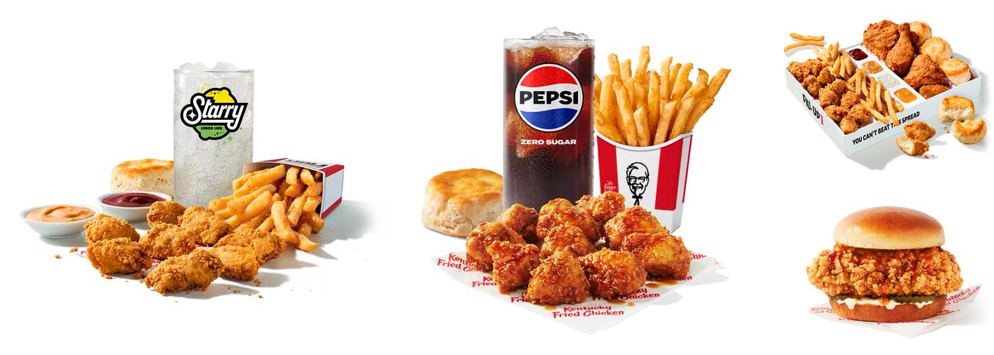 KFC | Long John Silver's Menu