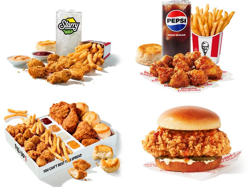 KFC | Long John Silver's Menu