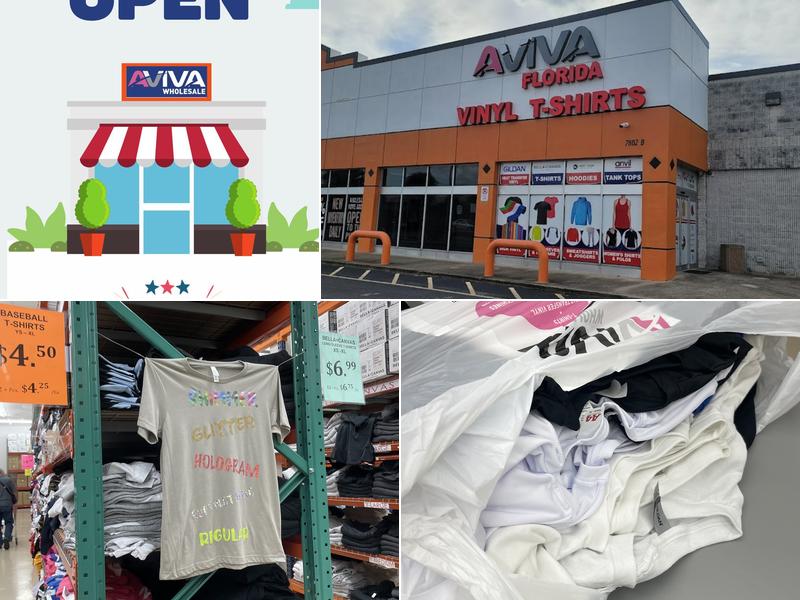 Aviva Wholesale Florida T-Shirts - HTV Vinyl - Heat Press Machines - Equipment & Supplies