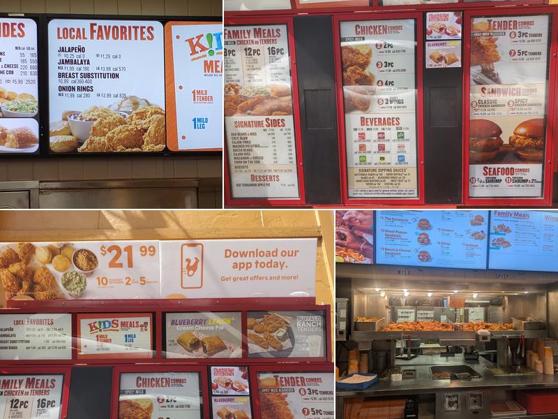 Popeyes Louisiana Kitchen Menu