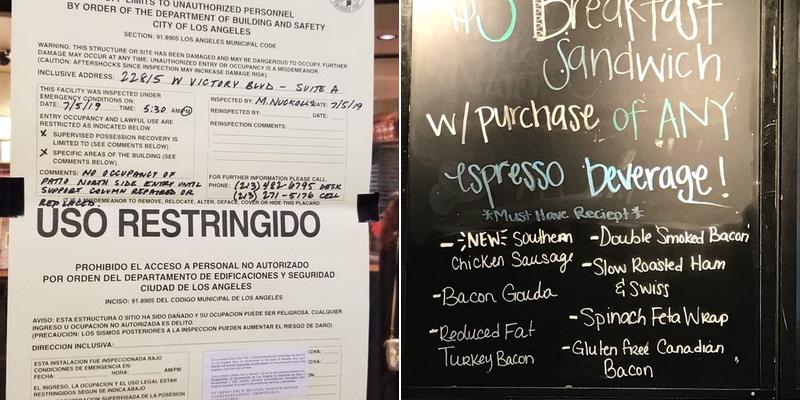 Starbucks Menu
