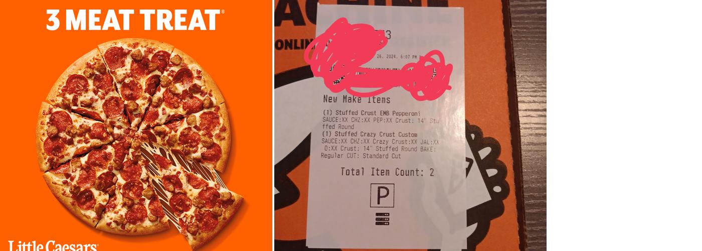 Little Caesars Pizza Menu