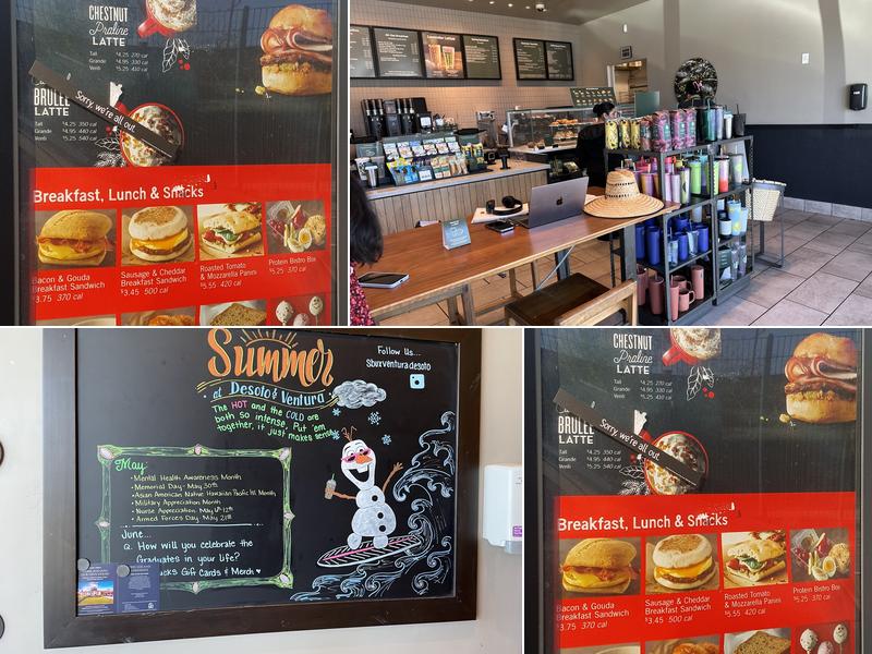 Starbucks Menu