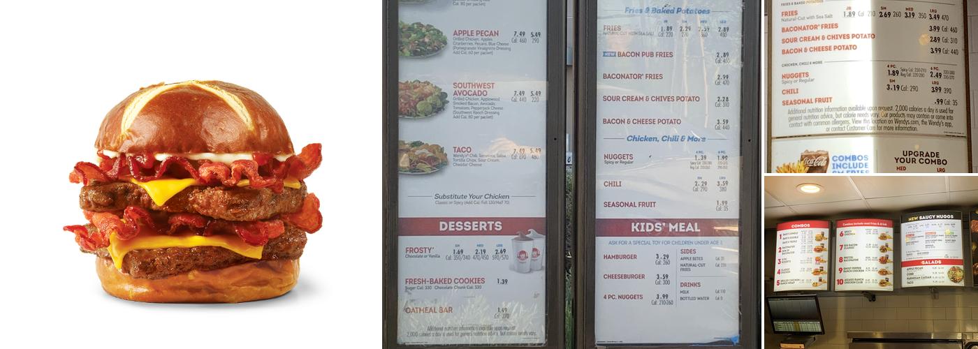 Wendy's Menu