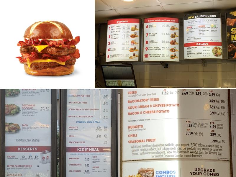Wendy's Menu
