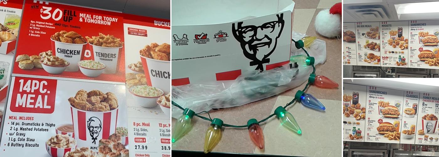 KFC Menu
